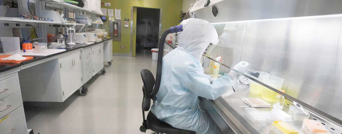 Medical teams across borders have been collaborating to develop a vaccine for COVID-19 Photograph courtesy of VIDO-InterVac at the University of Saskatchewan