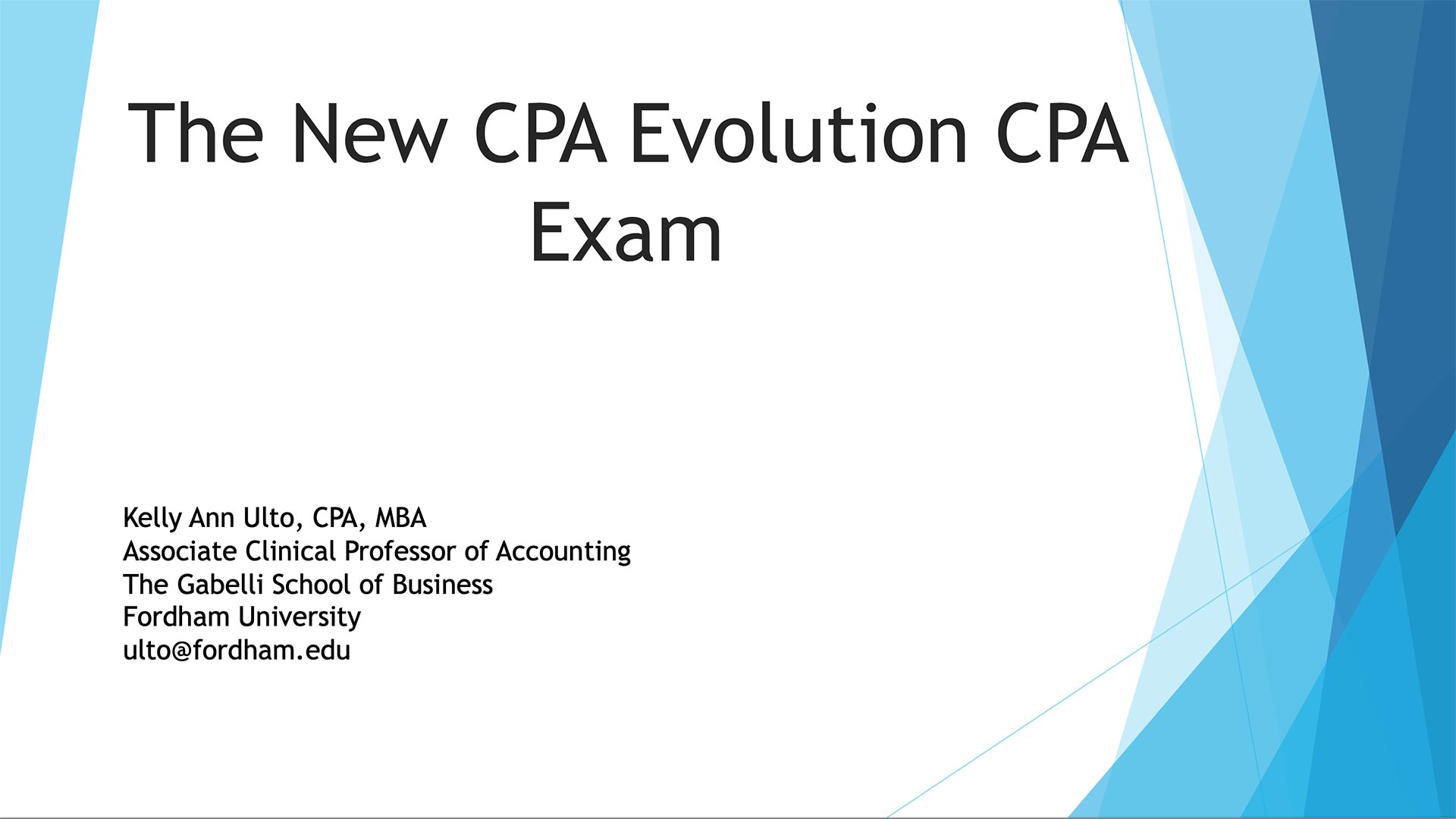 Topic: What the US CPA education path is changing with CPA Evolution starting in January 2024