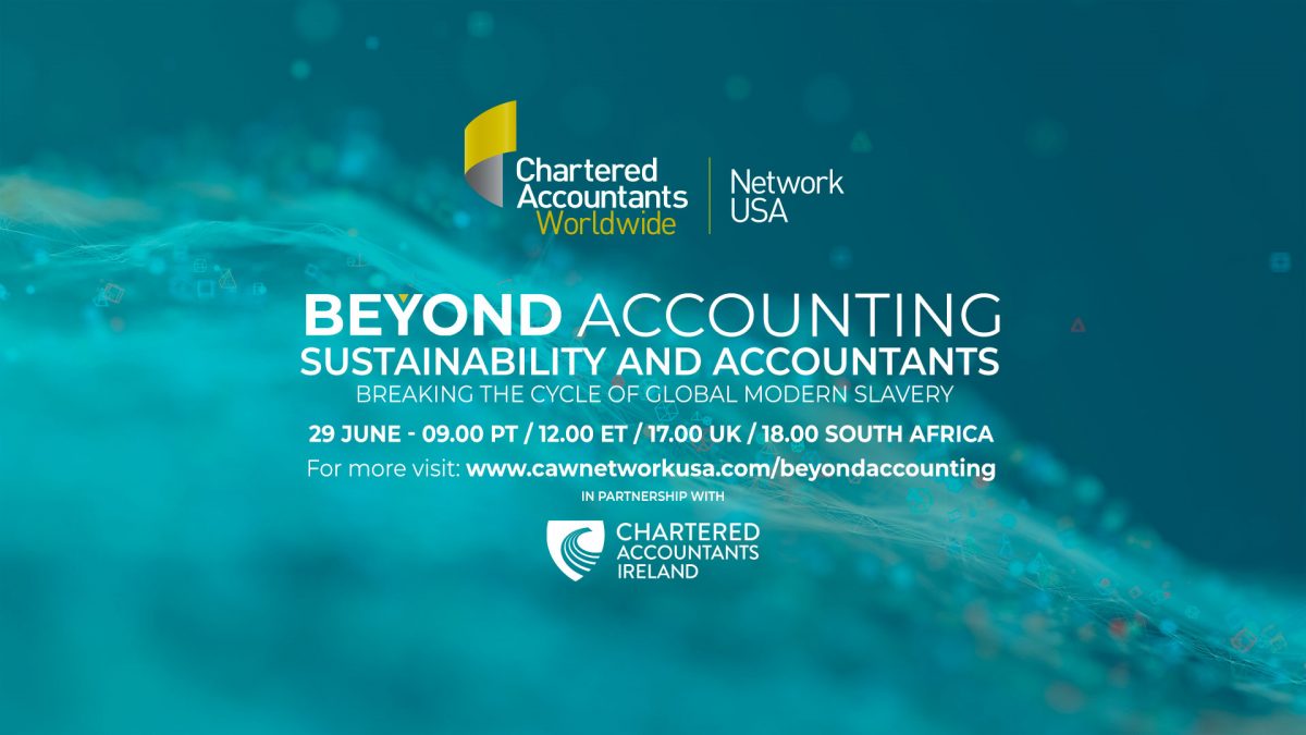 Beyond Accounting – Sustainability and Accountants: Breaking the cycle of modern slavery.
