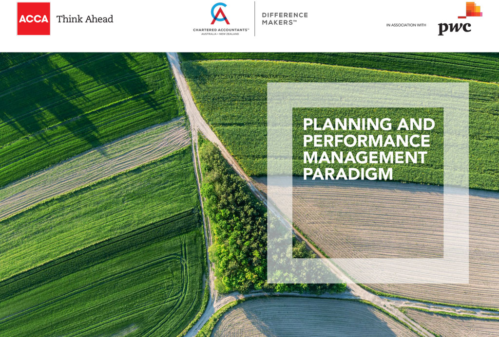 Planning and performance management paradigm