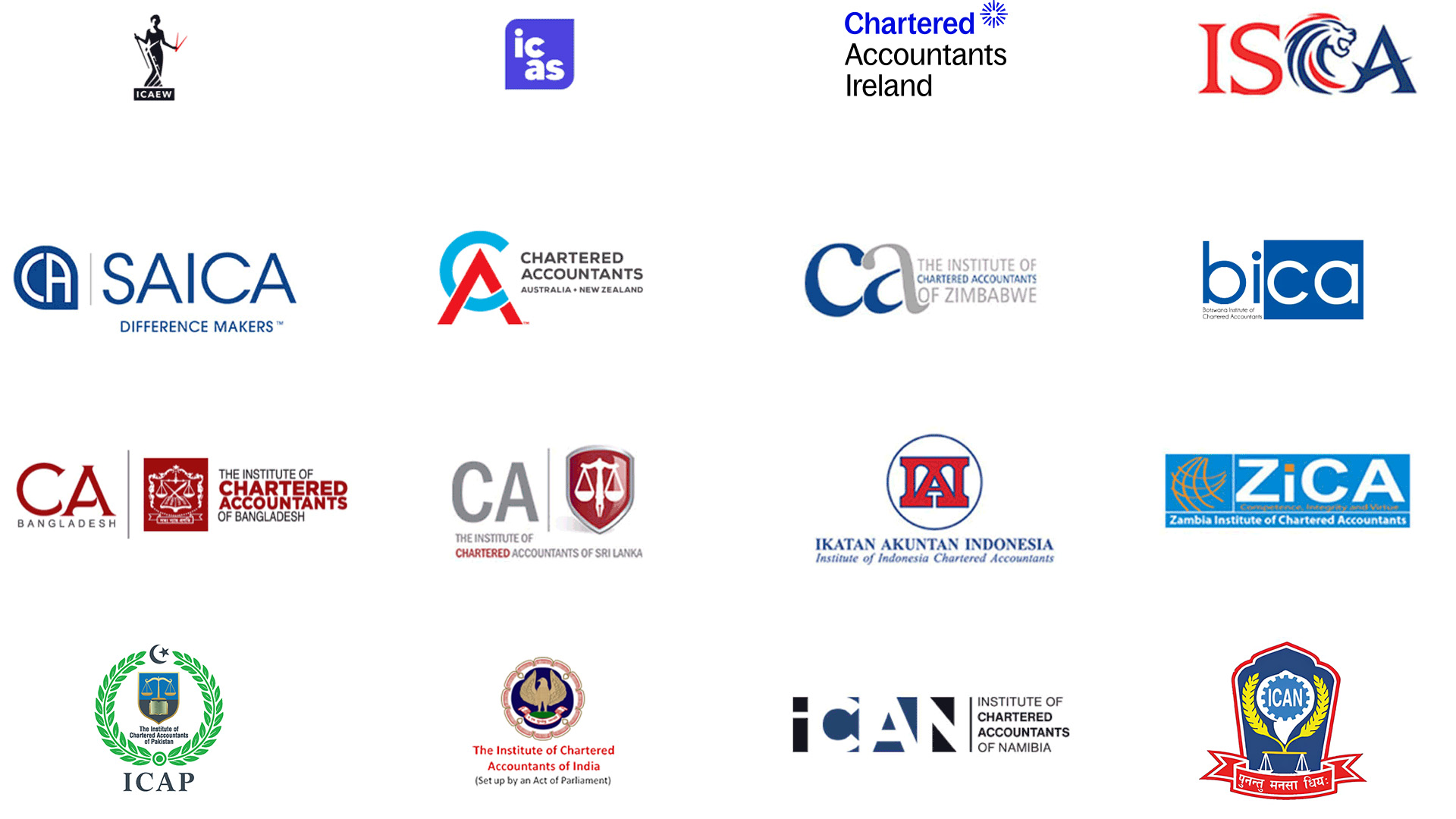 CAW Member Organisations Logos of CAW Member organisations